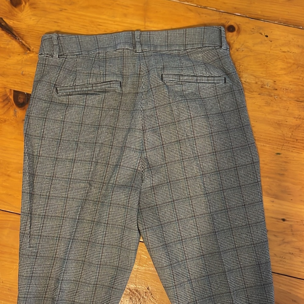 Loft High Rise Grey Slack - Picture 3 of 5